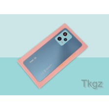 Tkgz Xiaomi REDMİ NOTE 12 PRO -5G- Arka Pil Batarya Kapağı Kapak ( Full Kamera Lensli ) MAVİ