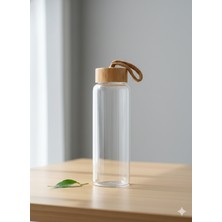 Tohana H2O Bambu Kapaklı Matara 500 ml Promo