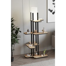 Ravilo Smyrna Raflı Lambader Meşe