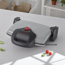 Özbience Pratik ve Şık Gri Tost Makinesi, Hızlı ve Eşit Kızartma Performansı