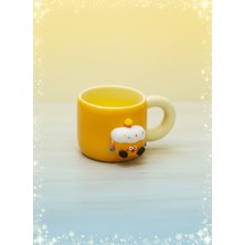 Bam Mıknatıslı Mumlu Pasta Figürlü Seramik Kupa