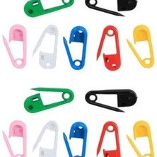 Nuvigo Çengelli Iğne Plastik Renkli 10 Adet 2 cm