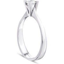 Assos Pırlanta 0.20 Karat Pırlanta Tektaş Yüzük