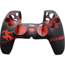 Doreka Ps5 Dualsense Spider-Man Desenli Koruyucu Silikon Kılıf Gamepad