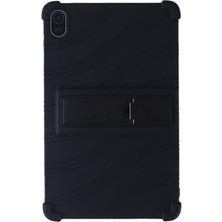 Microcase Huawei Matepad Air 2025 Tablet Için Standlı Silikon Kılıf - AL3309 Siyah