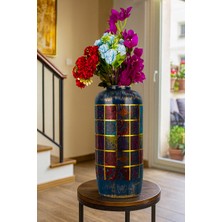 HMY Design Lazura Handmade Dekoratif Seramik Vazo