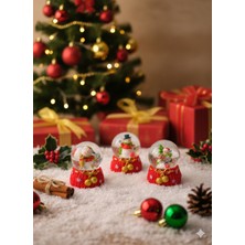 Tohana Cam Sulu Mini Yılbaşı Küresi 7 cm