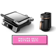 Özbience Çift Fonksiyonlu Izgara ve Tost Makinesi, Kahve Makinesi Seti