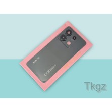 Tkgz Xiaomi REDMİ NOTE 13 PRO -5G- Arka Pil Batarya Kapağı Kapak ( Full Kamera Lensli ) SİYAH