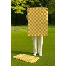 Eurobano Chess 2'li Banyo Paspası Kaymaz Taban 80X50 40X50