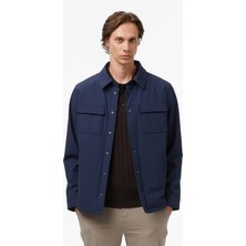 Nautica Erkek Lacivert Regular Fit Su Geçirmez Mont J57033T.4NV