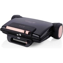 Özbience Tostema Maxi Deluxe Tost Makinesi Siyah Rosegold Şık ve Fonksiyonel