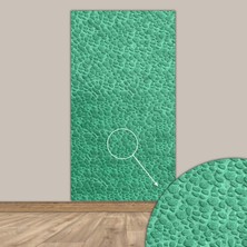 Tink 3D Kendinden Yapışkanlı Akustik Keçe Panel Leopar Desenli 52X98 cm 2 Adet(1 M²) Yeşil