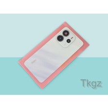 Tkgz Xiaomi REDMİ NOTE 14 -4G- Arka Pil Batarya Kapağı Kapak ( Full Kamera Lensli ) BEYAZ