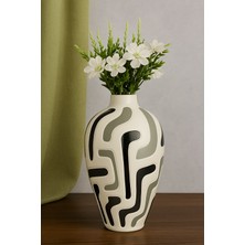 HMY Design Whitevas Handmade Dekoratif Seramik Vazo