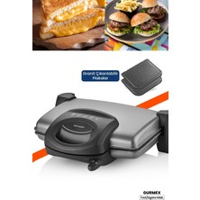 Özbience Granite Tost ve Izgara Makinesi, 5 Kademe Isı Ayarlı, Çıkarılabilir Plakalar