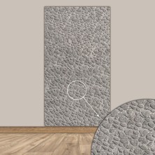 Tink 3D Kendinden Yapışkanlı Akustik Keçe Panel Leopar Desenli 52X98 cm 10 Adet(5 M²) Gri