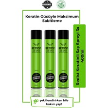 Redist Keratinli Saç Spreyi 400 ml x3 | 3’lü Ekonomik Paket! Daha Fazla Güç, Daha Fazla Tasarruf