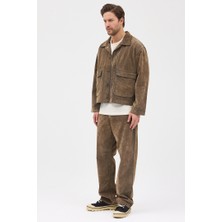 Cosplay Kadife Denim Flok 5 Cep Pantolon