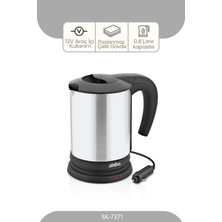Özbience Araç Içi Su Isıtıcı, Çakmak Tipi, Beyaz Çelik, 50/60 Hz, Garantili