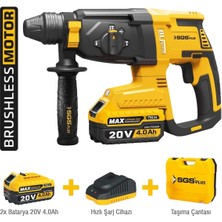 Şarjlı Kırıcı Delici Matkap Seti 20V 4AH Kömürsüz Motor, Güçlü ve Taşınabilir