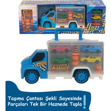 SmartFox Taşıma Çantalı Plastik Oyuncak Araba Trafik Seti