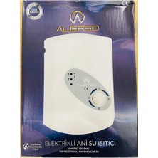 Özbience Alerso Şofben 3000W Beyaz, 220-240V, 50Hz, 2 Yıl Garantili