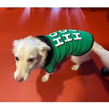 Alphadog Hohoho Yeşil Polarlı Küçük Irk Köpek Sweatshirtü