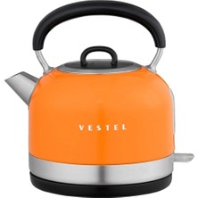 Vestel Turuncu Retro Su Isıtıcı, Şık ve Pratik Ev ve Ofis Kullanımı