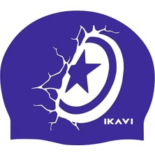 Ikavi Kaptan Amerika Baskılı Silikon Bone