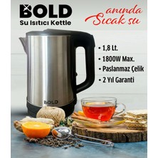 Özbience 1,8 Litre Anında Sıcak Su Isıtıcı Kettle, Pratik ve Hızlı Kullanım