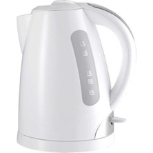 Vestel 2200W Beyaz 1.7l Elektrikli Su Isıtıcısı, Şık ve Güçlü Tasarım