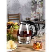 Özbience Paslanmaz Çelik Cam Kettle, Pratik ve Şık Su Isıtıcı