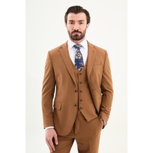 MCR Düz Slim Fit Mono Yaka Erkek Takım Elbise