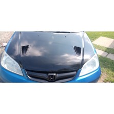 Akaslan Plastik Evrensel Araba Kaputu Havalandırmaları Remıx Eklenen Plakalar