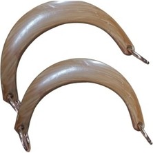 Nuvigo Çanta Sapı Ay Model Açık Kahverengi 17 Cm