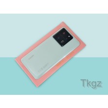 Tkgz Xiaomi Mi 13T PRO Arka Pil Batarya Kapağı Kapak ( Full Kamera Lensli ) MAVİ