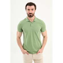 MCR Düz Slim Fit Polo Yaka Basic Erkek T-Shirt