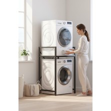 Çamaşır Makinası ve Kurutma Makinası Rafı Çamaşır Makinası Üstü Banyo Düzenleyici Raf