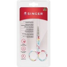 Nuvigo Kıvrık Uçlu Renkli Nakış Makası (4")