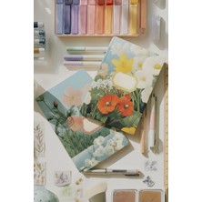 Bazen Defter Çiçek Ikili Defter Seti