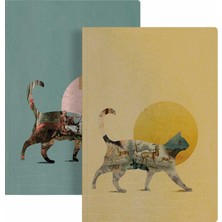 Bazen Defter Kedi Falı Ikili Defter Seti