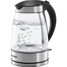 Arçelik 2200W 1.7l Cam Kettle, Hızlı ve Güvenilir Isıtma