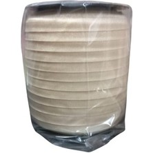 Nuvigo Çamaşır Lastiği Düz 1 cm  75 Metre 1 Top Krem