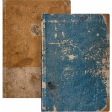 Bazen Defter Dördüncü Eski Renkler Ikili Defter Seti