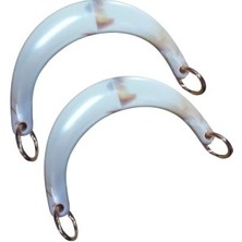 Nuvigo Çanta Sapı Ay Model Beyaz 17 cm