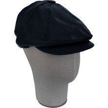 Winners Hakiki Deri Klasik Erkek Kasket Şapka