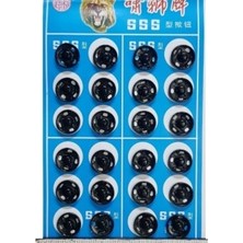 Nuvigo Çıt Çıt Model 2 Numara Siyah 24'lü