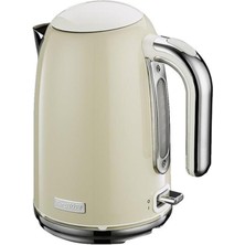 Özbience Retro Tarzda 1.7l Vanilya Krem Renkli Su Isıtıcı