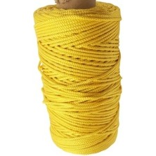 Nuvigo Makrome Ipi 3mm Polyester Koyu Sarı